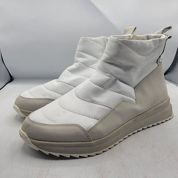 Franco Sarto Alps Womens 9 M White Boots Water Resistant Winter Casual Outdoors - Picture 4 of 13